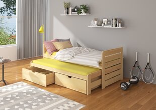 Lastevoodi ADRK Furniture Tomi 04 200x90, pruun цена и информация | Детские кровати | hansapost.ee