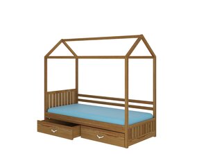 Voodi ADRK Furniture Rose 90x200 cm, tamme värv цена и информация | Детские кровати | hansapost.ee