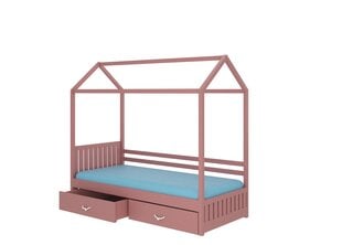 Кровать ADRK Furniture Rose 90x200 см, розовая цена и информация | Детские кровати | hansapost.ee
