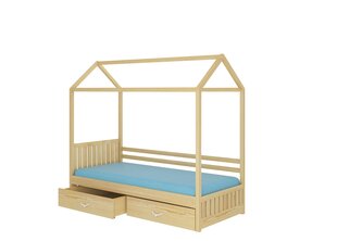 Кровать ADRK Furniture Rose 90x200 см, светло-коричневая цена и информация | Детские кровати | hansapost.ee