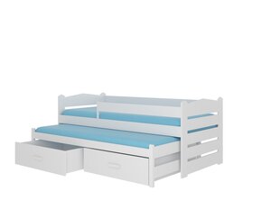 Lastevoodi Adrk Furniture Tiarro 80x180 cm, valge hind ja info | Lastevoodid | hansapost.ee