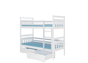 Narivoodi Adrk Furniture Aldo 80x180 cm, valge цена и информация | Детские кровати | hansapost.ee