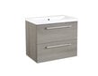 Alumine vannitoakapp RB Bathroom Scandic valamuga 61 cm, hall цена и информация | Vannitoakapid | hansapost.ee