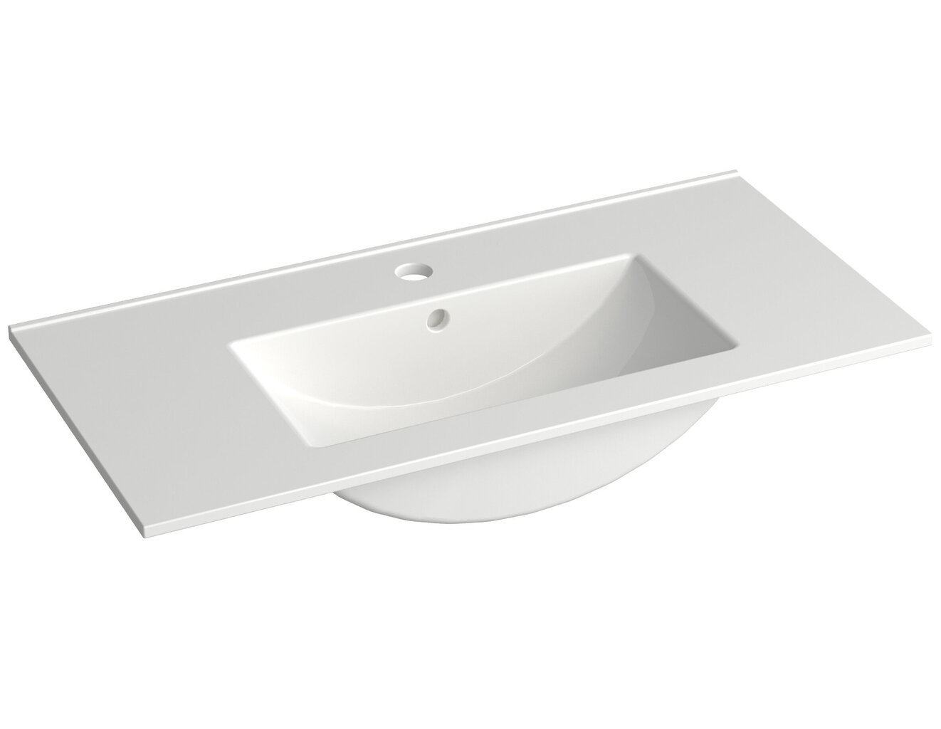 Alumine vannitoakapp RB Bathroom Scandic valamuga 81 cm, hall hind ja info | Vannitoakapid | hansapost.ee