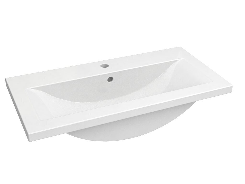 Alumine vannitoakapp RB Bathroom Scandic valamuga 81 cm, hall цена и информация | Vannitoakapid | hansapost.ee