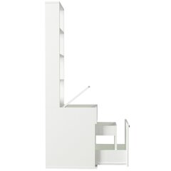 Шкафчик для ванной комнаты Kalune Design Nessa, белый цена и информация | Шкафчики для ванной | hansapost.ee