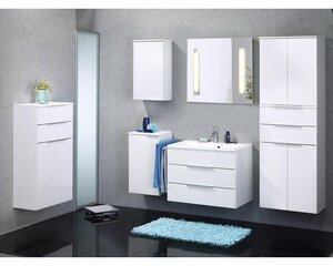 Нижний шкафчик для ванной комнаты Fackelmann Kara 2S, белый цена и информация | Fackelmann Мебель и домашний интерьер | hansapost.ee