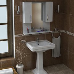 Vannitoakapp Kalune Design 756(III), valge price and information | Bathroom cabinets | hansapost.ee