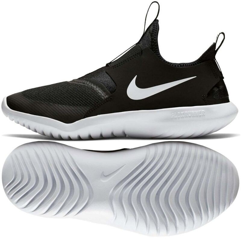 Nike noorte jooksujalatsid FLEX RUNNER, must-valge hind ja info | Spordijalatsid lastele | hansapost.ee