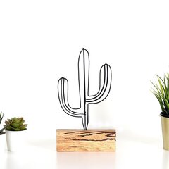 Декоративная фигура Cactus Mini Black цена и информация | Детали интерьера | hansapost.ee