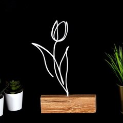 Декоративная фигурка Tulip White цена и информация | Детали интерьера | hansapost.ee