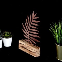 Dekoratiivne kuju Palm Leaf Bronze hind ja info | Sisustuselemendid | hansapost.ee