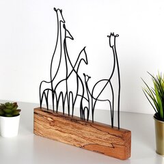 Декоративная фигурка Giraffe Black цена и информация | Детали интерьера | hansapost.ee