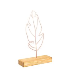 Dekoratiivne kuju Small Leaf Copper цена и информация | Детали интерьера | hansapost.ee