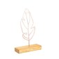 Dekoratiivne kuju Small Leaf Copper hind ja info | Sisustuselemendid | hansapost.ee