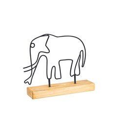 Декоративная фигурка Elephant Black цена и информация | Детали интерьера | hansapost.ee