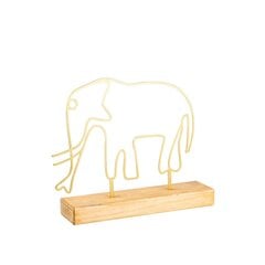 Декоративная фигурка Elephant Gold цена и информация | Детали интерьера | hansapost.ee