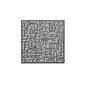 Metallist seinakaunistus Kufi Ayetel Kursi, 50x50 cm hind ja info | Sisustuselemendid | hansapost.ee