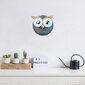 Metallist seinadekoratsioon Owl 3 Silver, 19x19 cm цена и информация | Sisustuselemendid | hansapost.ee