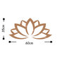 Metallist seinakaunistus Lotus Flower 2 Copper, 60x35 cm hind ja info | Sisustuselemendid | hansapost.ee