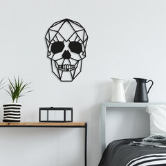 Metallist seinadekoratsioon Skull, 35x50 cm hind ja info | Sisustuselemendid | hansapost.ee