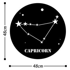 Металлическое украшение на стену Caprıcorn Horoscope цена и информация | Детали интерьера | hansapost.ee