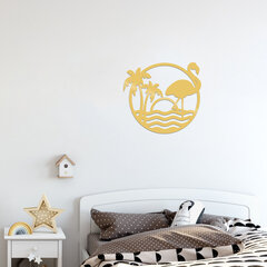 Металлическая декорация на стену Holiday Gold, 50x46 см цена и информация | Детали интерьера | hansapost.ee