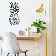 Metallist seinadekoratsioon Pineapple, 22x55 cm hind ja info | Sisustuselemendid | hansapost.ee