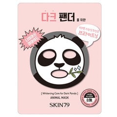 Осветляющая листовая маска для лица Skin79 Animal Dark Panda 23 г цена и информация | Маски для лица, патчи для глаз | hansapost.ee