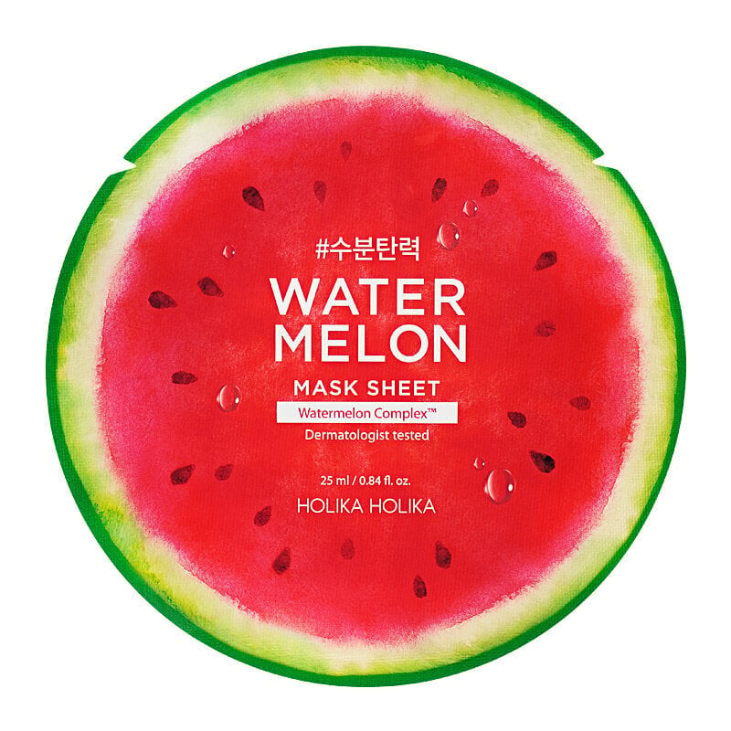 Niisutav näomask arbuusi ekstraktiga Holika Holika Watermelon 25 ml цена и информация | Näomaskid ja silmamaskid | hansapost.ee