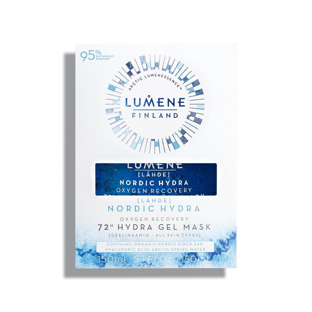 Niisutav näomask Lumene Nordic Hydra Oxygen Recovery 72h 150 ml hind ja info | Näomaskid ja silmamaskid | hansapost.ee