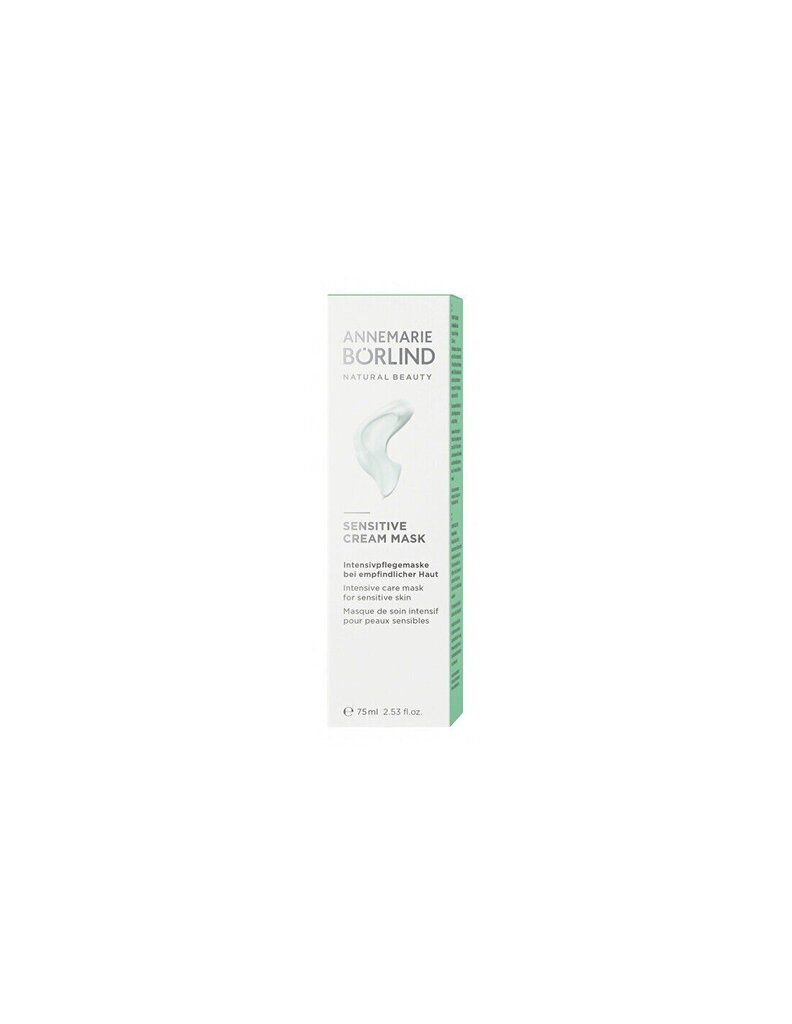 Näomask Annemarie Borlind Sensitive Cream Mask, 75 ml цена и информация | Näomaskid ja silmamaskid | hansapost.ee