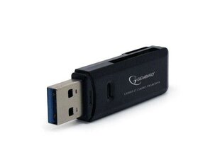 Gembird compact USB 3.0 SD/MicroSD считыватель карточек цена и информация | Адаптеры и USB-hub | hansapost.ee