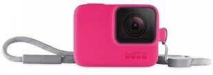 Чехол для GoPro + шнурок, розовый цена и информация | Аксессуары для видеокамер | hansapost.ee