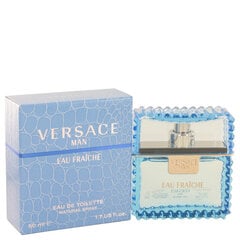 Versace Man Eau Fraiche EDT meestele 50 ml price and information | Parfüümid meestele | hansapost.ee