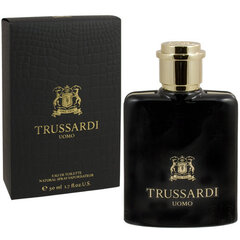 Мужская парфюмерия Uomo Trussardi EDT: Емкость - 50 ml цена и информация | Духи для Него | hansapost.ee