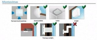 Вытяжной вентилятор для ванной AERAULIQA QD100 цена и информация | Vannitoa ventilaatorid | hansapost.ee