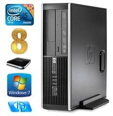 HP 8100 Elite SFF i5-650 8GB 1TB DVD WIN7Pro hind ja info | Lauaarvutid | hansapost.ee