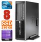 HP 8100 Elite SFF i5-650 8GB 240SSD DVD WIN10Pro цена и информация | Lauaarvutid | hansapost.ee