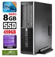 HP 8100 Elite SFF i5-650 8GB 480SSD GT1030 2GB DVD WIN10Pro [refurbished]