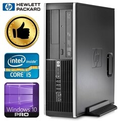 Стационарный компьютер HP 8100 Elite SFF i5-650 4GB 480SSD DVD WIN10PRO/W7P [refurbished] цена и информация | Стационарные компьютеры | hansapost.ee