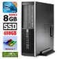 HP 8100 Elite SFF i5-650 8GB 480SSD GT1030 2GB DVD WIN7Pro [refurbished] цена и информация | Lauaarvutid | hansapost.ee