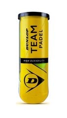 Tennisepallid DUNLOP TEAM Padel 3pet hind ja info | Dunlop Tennis | hansapost.ee