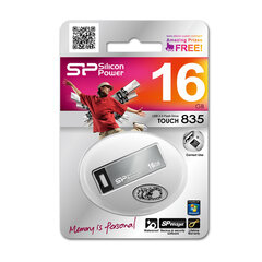 Silicon Power Touch 835 16GB, USB 2.0 hind ja info | Mälupulgad | hansapost.ee