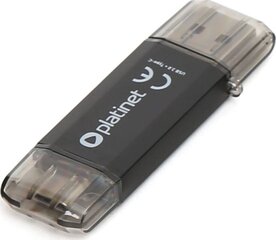 Mälupulk Platinet 128GB USB 3.0 + Type-C hind ja info | Mälupulgad | hansapost.ee