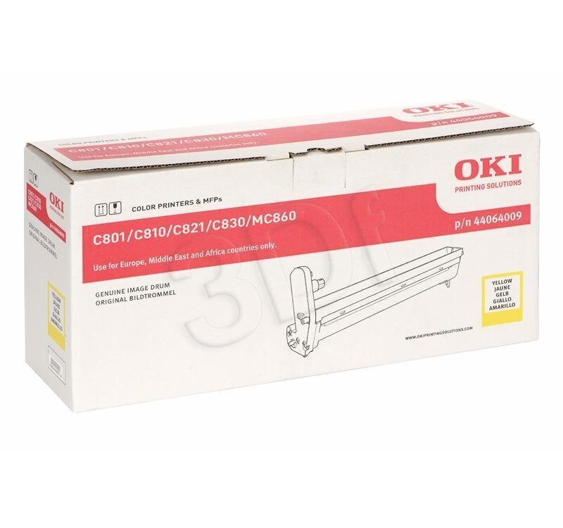 OKI image drum yellow for c810 and c830 цена и информация | Laserprinteri toonerid | hansapost.ee
