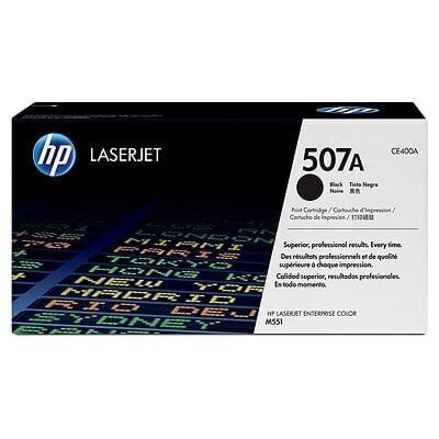 HP No.507A (CE400A), must kassett цена и информация | Laserprinteri toonerid | hansapost.ee
