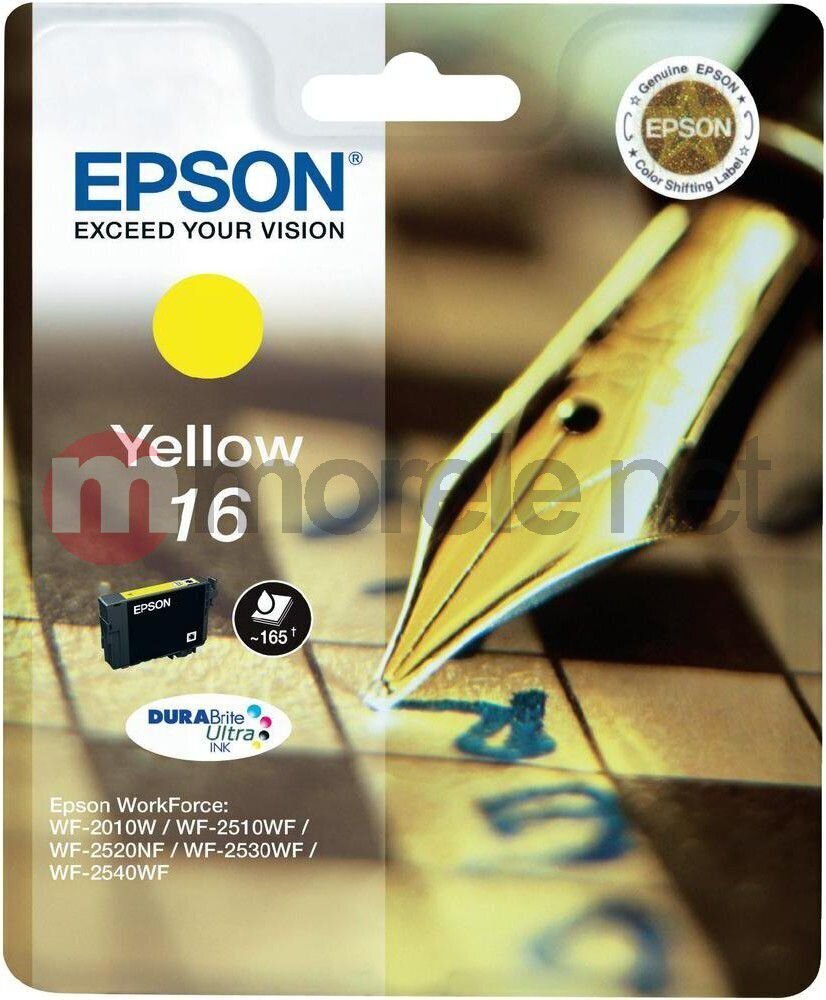 Ühilduv Tindikassett Epson T16: Värvus - Kollane hind ja info | Tindiprinteri kassetid | hansapost.ee