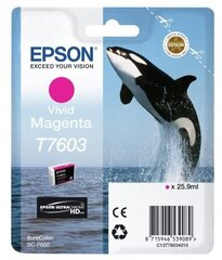 Epson T7603 Vivid Magenta ink 26мл цена и информация | Картриджи и тонеры | hansapost.ee
