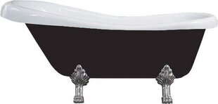 Akrüülvann Mexen Retro, black/white+chrome, 15 150x73 cm цена и информация | Ванночки | hansapost.ee